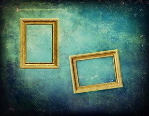 Grunge texture with frame