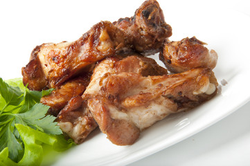 Grilled chicken wings