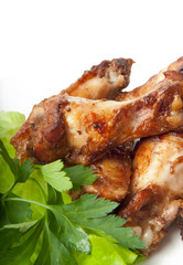 Grilled chicken wings