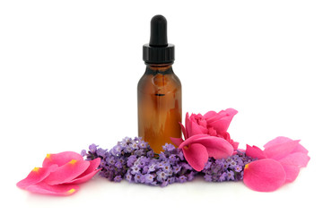 Obraz na płótnie Canvas Rose and Lavender Therapy
