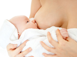 Fototapeta na wymiar breastfeeding