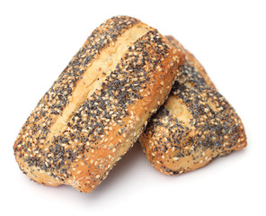 poppy seed rolls with sesame