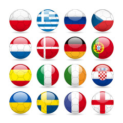 Fußball 2012 Teilnehmerbälle © wladi