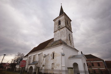 Fototapeta premium Evangelical Church, XVI century, Livezile