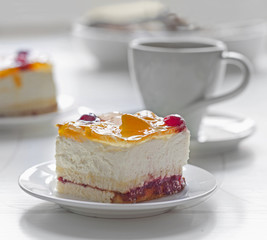 cake and coffee