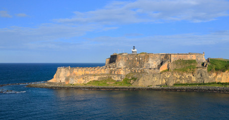 Fototapeta na wymiar Fort San Felipe del Morro w San Juan, Puerto Rico