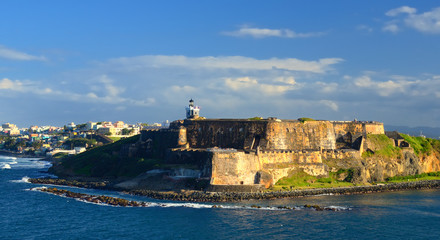 Fort San Felipe del Morro in San Juan, Puerto Rico