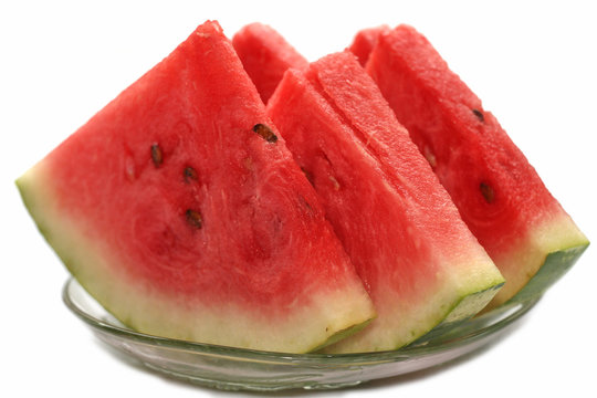 watermelon on plate