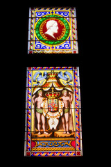 Stained glass in Frederiksborg Castle