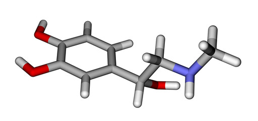 Adrenaline sticks molecular model © Leonid Andronov
