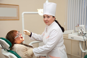 visit at the dentist