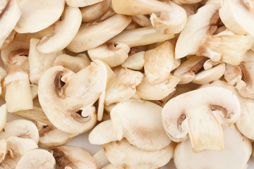 cutted champignons