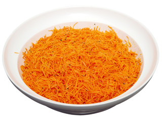grated carrots