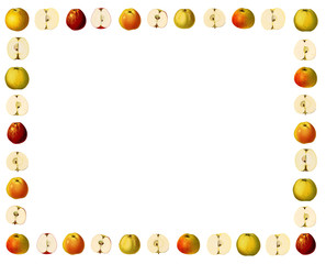 Rahmen mit &Auml;pfeln