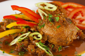 chicken with vegetables