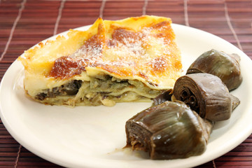 Lasagne ai carciofi