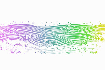 water pattern isolated on white background