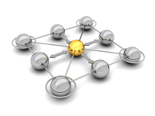 Social network - concept illustration