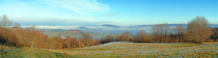 late autumn panorama