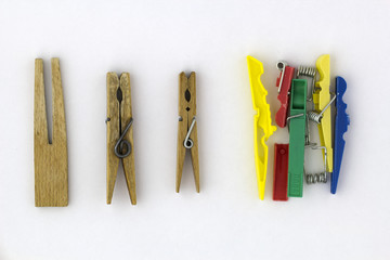 Quality of clothes pegs yesterday and today
