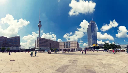 Fototapeten Berlins Alexanderplatz © FSEID
