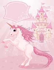 Fairy Tale Castle and Unicorn
