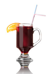 cocktail isolated on white