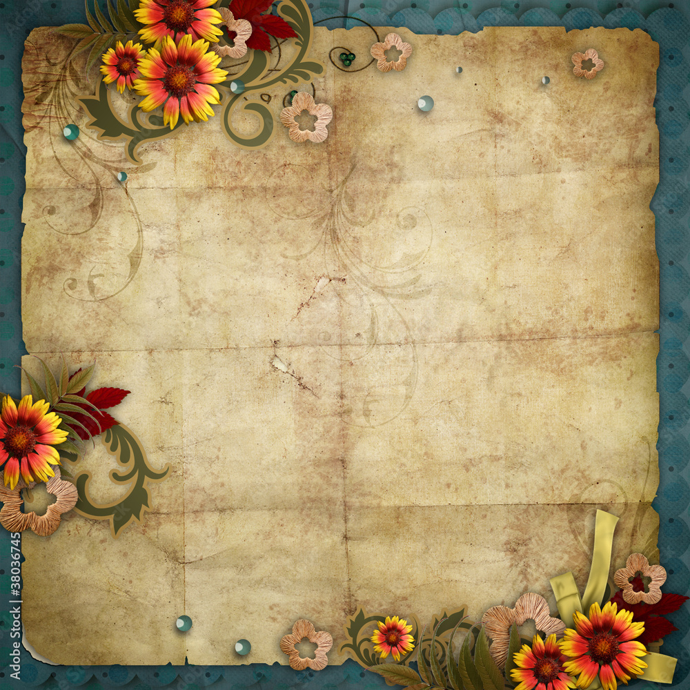 Wall mural vintage background