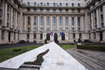 ex central committee building in Bucharest, Romania