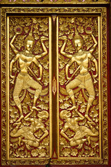 Thai's art on the door