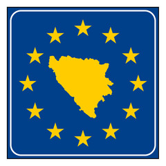 Bosnia and Herzegovina European button