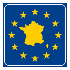 France European button