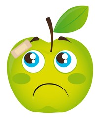 sad apple