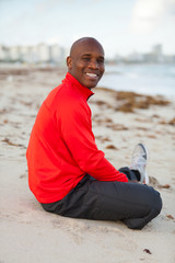 Handsome Man Outdoor Portrait in Miami South Beach