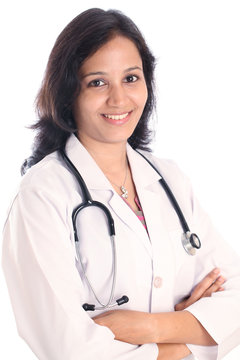Portrait of Young female doctor