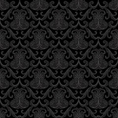 seamless black wallpaper pattern