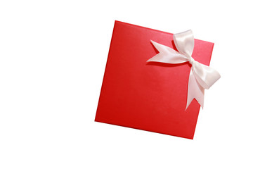 close up of card note  with ribbon