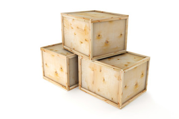 Wooden crates