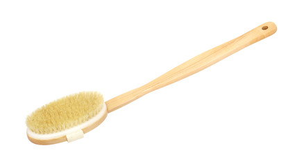 Bath brush isolated on white background