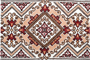 ukrainian embroidered good by cross-stitch pattern