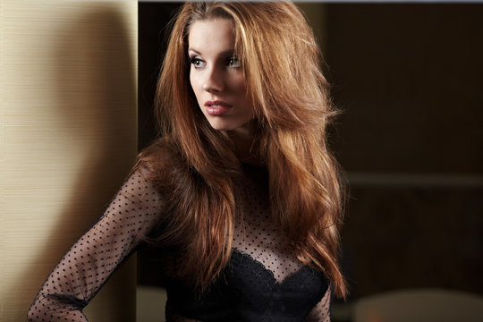 Photo of beautiful woman with magnificent hair