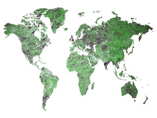 Fototapety  Teksturowana mapa