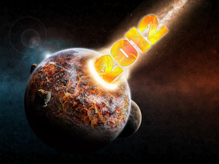 2012 asteroid destroying the Planet Earth