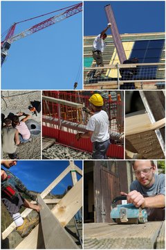 m&eacute;tiers du b&acirc;timent - construction