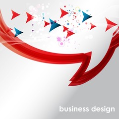 business concept design with speech bubble-vector