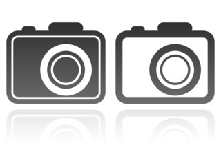 vector set of camera icons