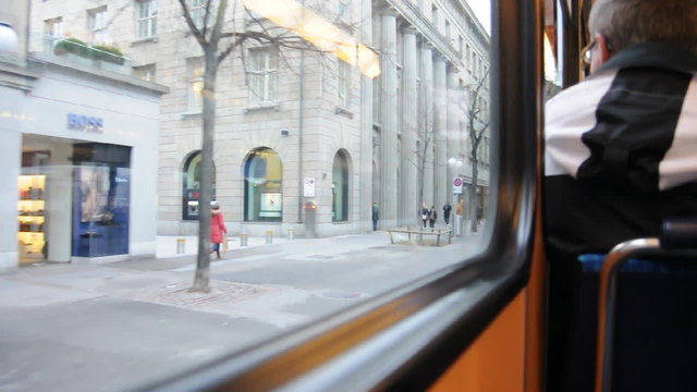 Strassenbahnfahrt