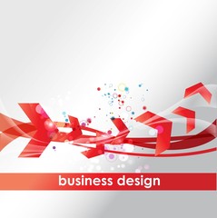 business concept design with arrows