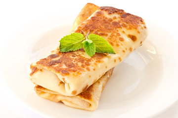 Pancakes stuffed with