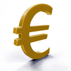 euro on white